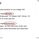 Grog-Rezept als Krankenkost 1947