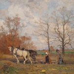 Otto Strützel:"Im Frühling", um 1900