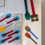 Salatbesteck aus Glas von Saudade Collective